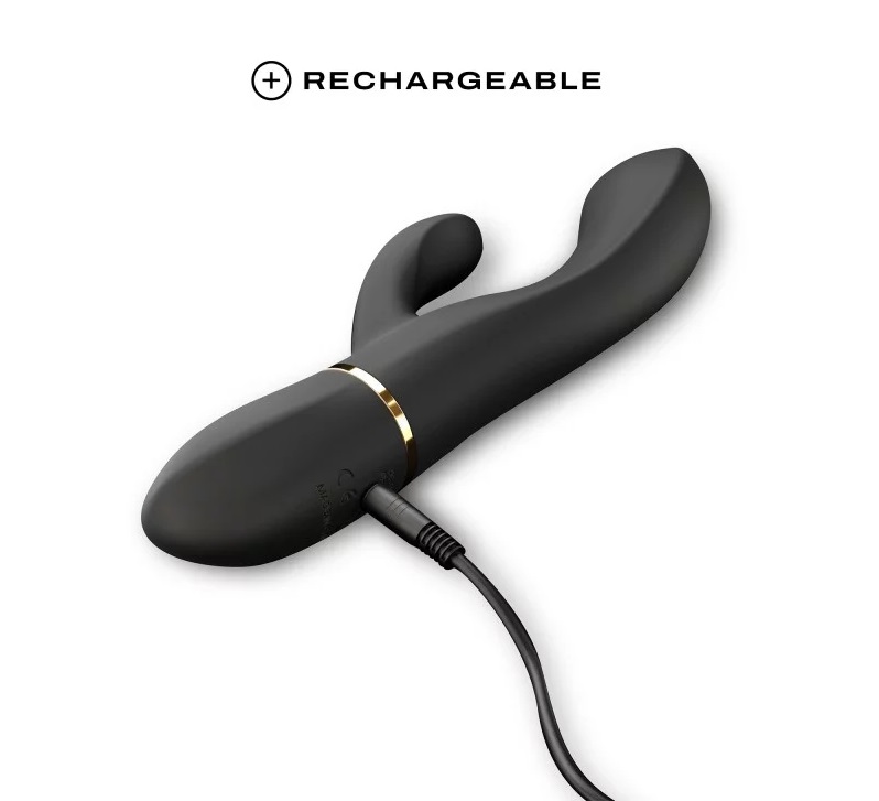 G-spot and clitoral stimulator
Phthalate-free silicone +... Dorcel - Glam Rabbit Vibrator - Black photo-4