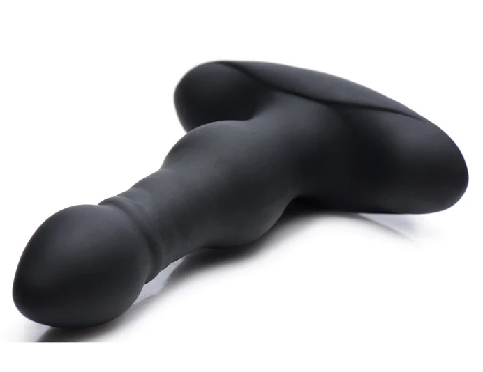 Treat your ass to a plug that vibes and thrusts! Ergonomical... Thunderplugs - Thrusting Vibro Plug - Black photo-4