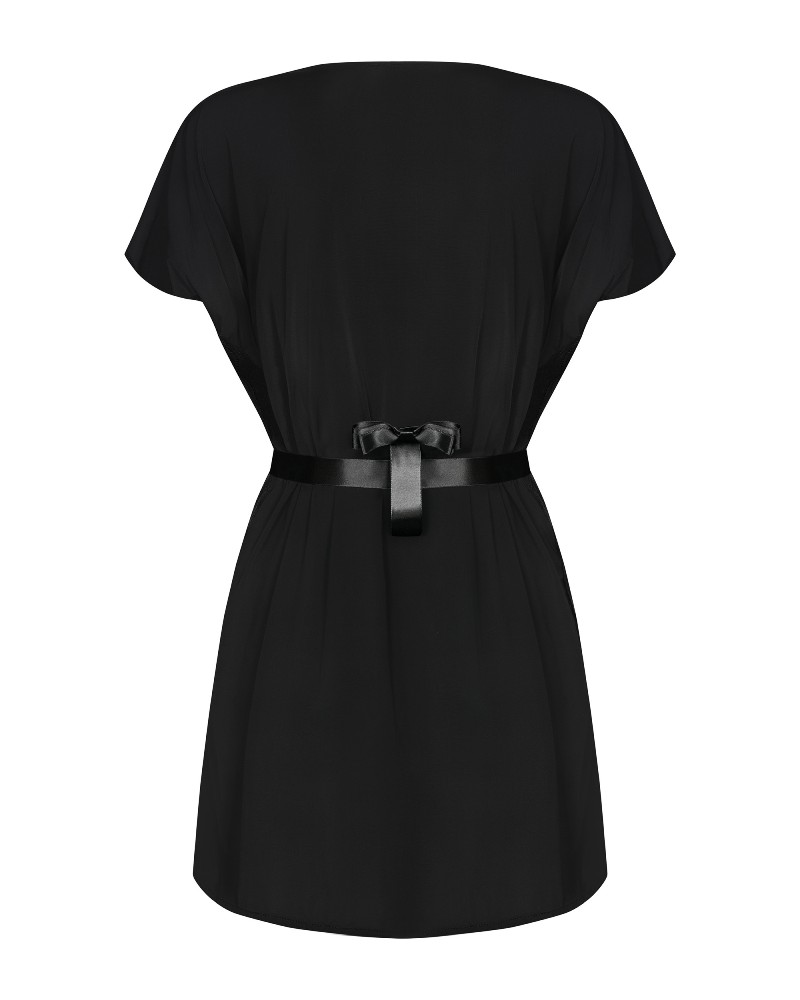 You'll get a thrill of pleasure soon! You’ll feel super ... Obsessive - Diyosa Peignoir - Black - L/XL photo-7