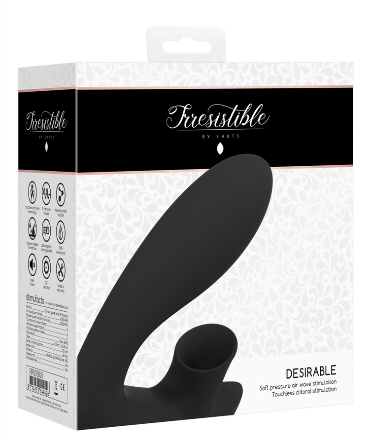 The Desirable has a super powerful new generation F1 motor w... Irresistible - Desirable Bendable Vibrator - Black photo-9