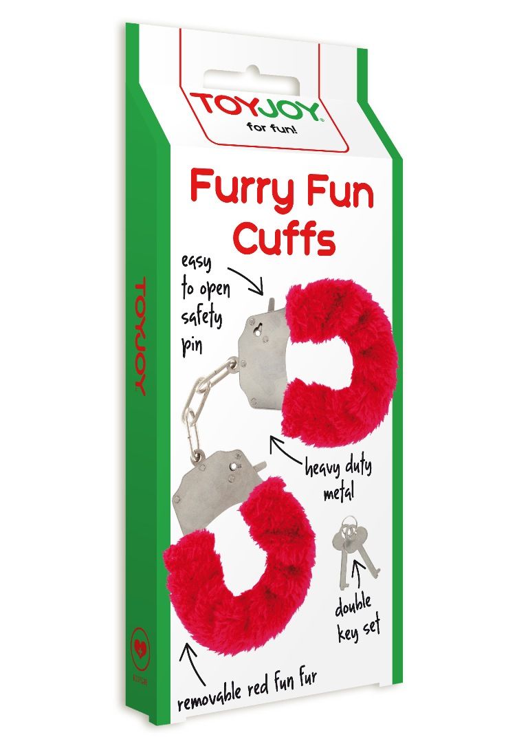 Unleash your playful side with the Toy Joy Furry Fun Cuffs. ... ToyJoy - Furry Fun Cuffs - Red photo-4