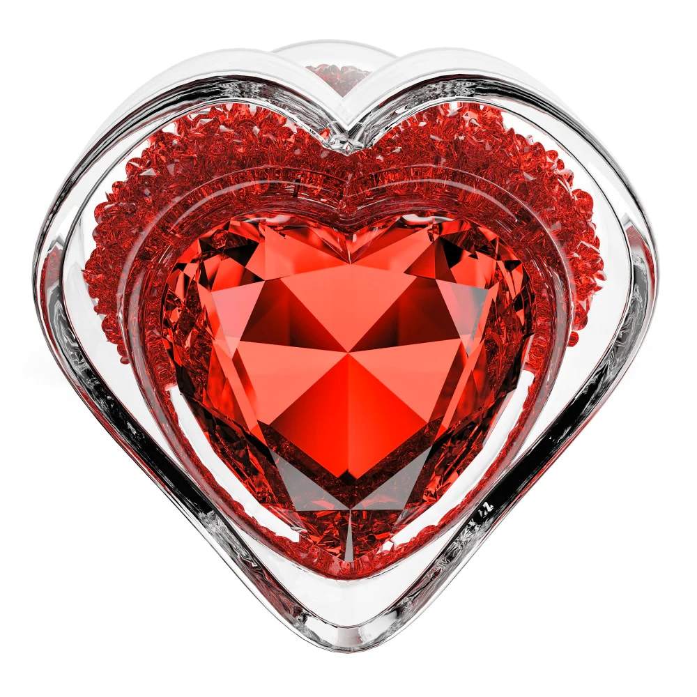 Radiate beauty with Oh My Gem Lustre, a luxurious anal plug ... Oh My Gem - Lustre Butt Plug - Red photo-7