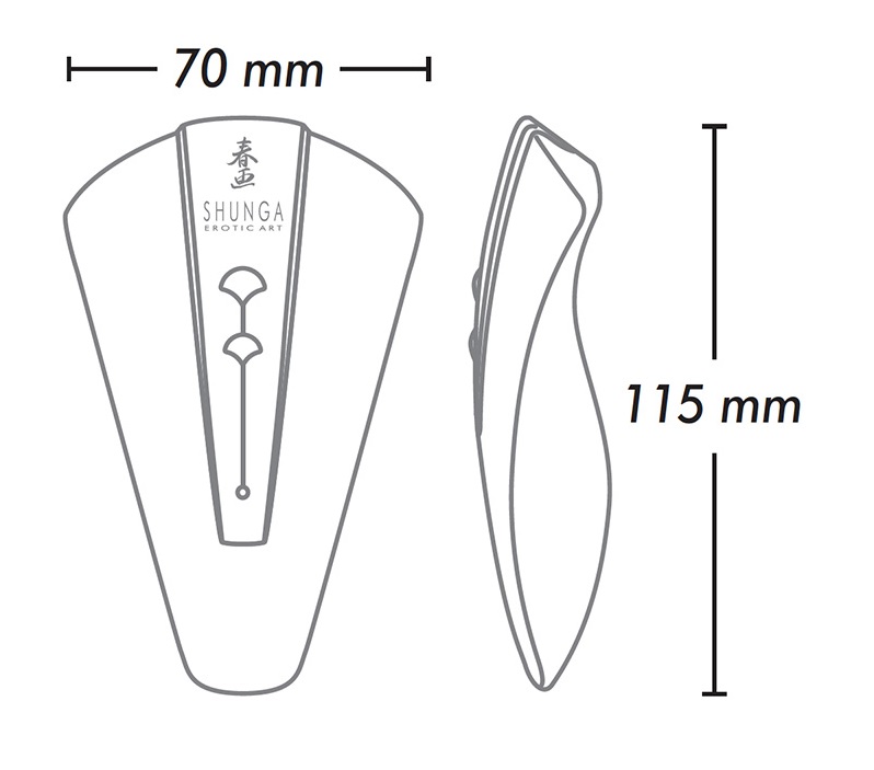OBI is the perfect massager for the woman looking for intens... Shunga - Obi Clitoral Massager - Rasberry photo-5