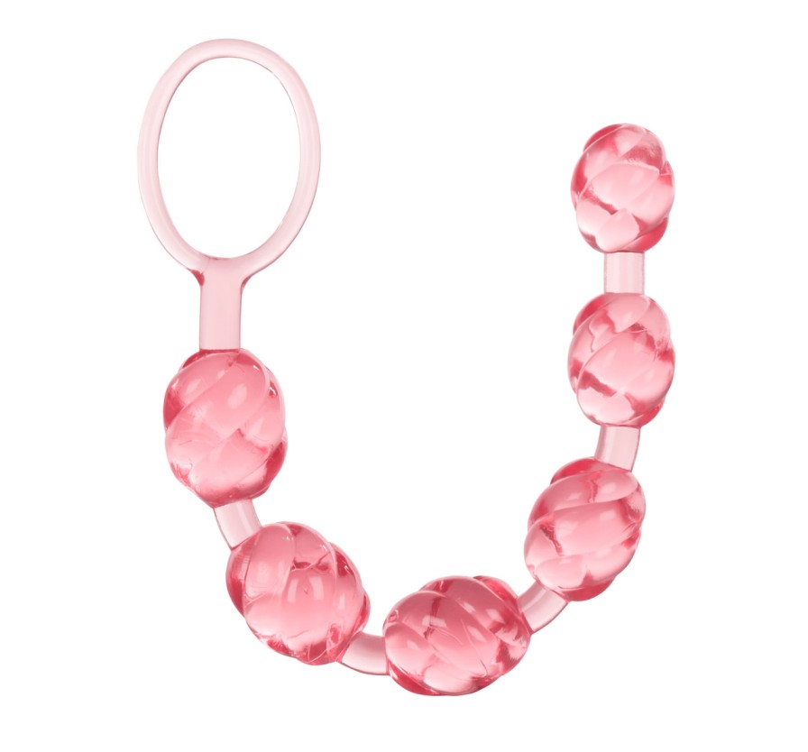 Sensually swirled for ultimate and extended personal pleasur... CEN - Swirl Pleasure Beads - Pink photo-2