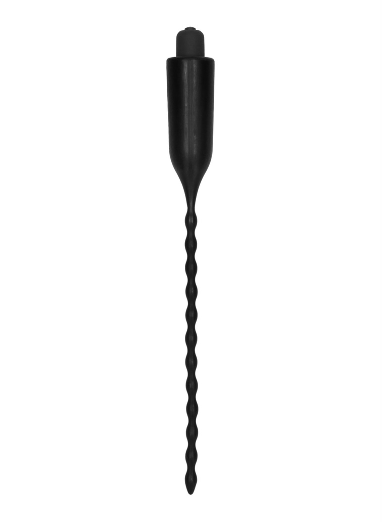 This electro-probe revs up to an impressive 12000 rpm in bot... ElectroShock - E-Stim Vibro Urethral Plug - Black photo-4
