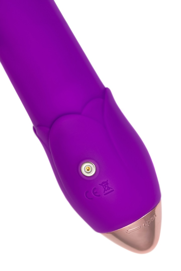 Discover new vivid sensations with the A-Toys Wesea vibratio... A-Toys - Wesea Vibro Douche Nozzle - Purple photo-6