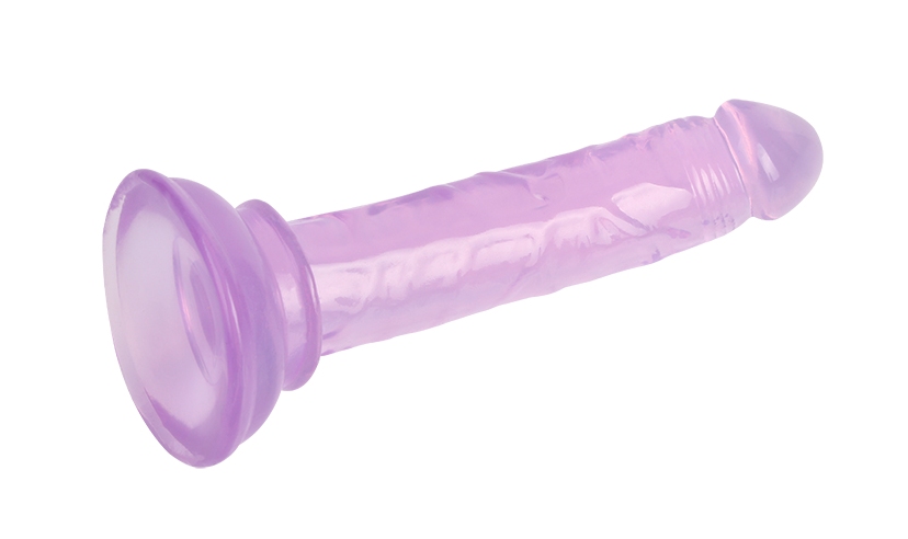 Anti-Bacterial, Better-Than-Real, Phathalate Free, Anal Trai... Chisa - 5.3" Mini Dildo - Purple photo-5