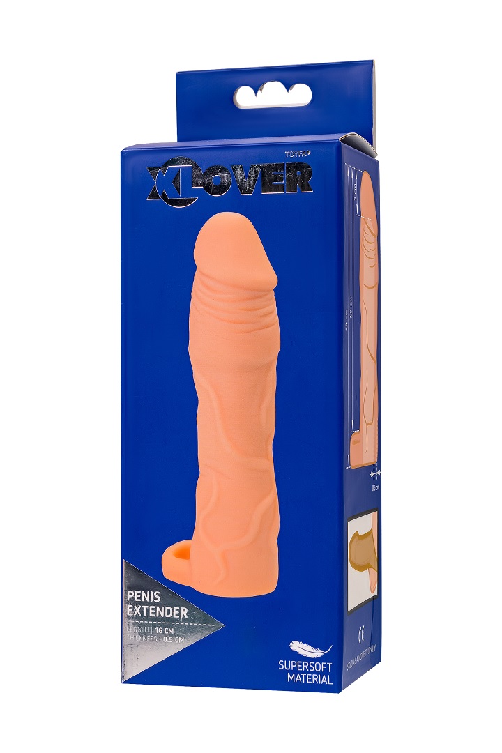 Turn your penis in an incredible source of pleasure with XLO... XLover - 19cm Penis Extender - Flesh photo-11