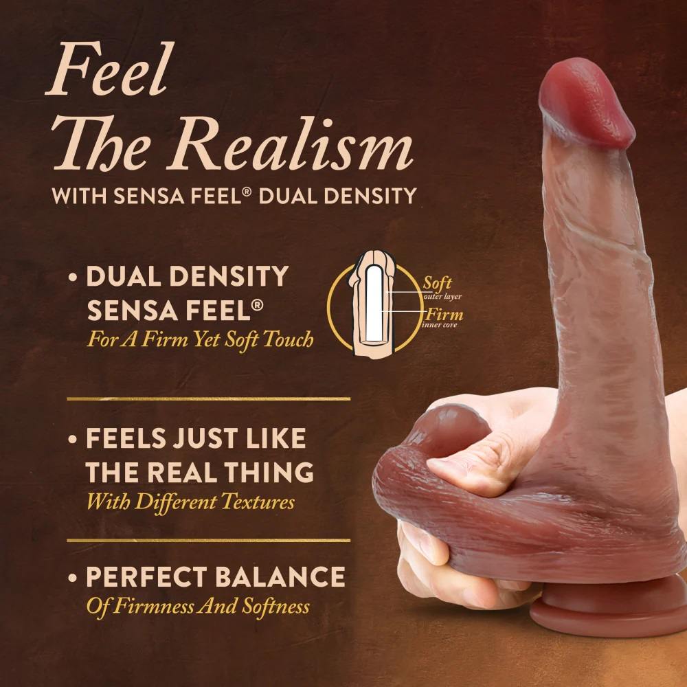 Discover your sexual enlightenment with DaVinci, the 8-inch ... Renaissance - DaVinci Sliding Skin Dildo 20cm - Tan photo-6