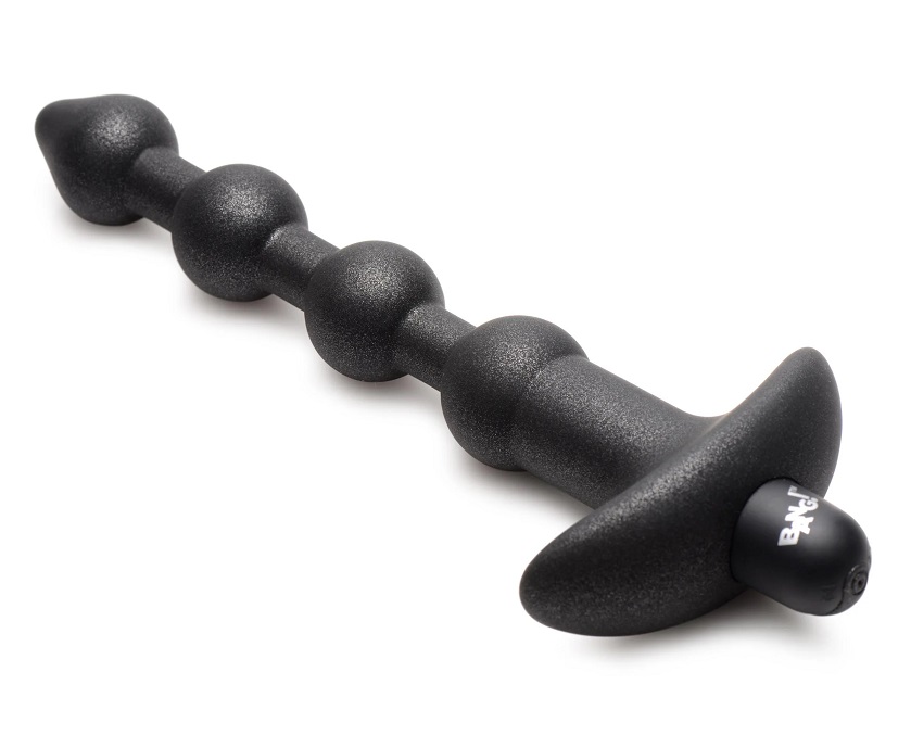 ang your booty with these powerful metallic silicone anal be... Bang! - 25Х Anal Beads w Remote Control photo-6