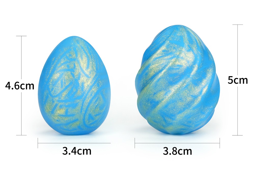 Find your inner strength with easy-to-use weights that take ... Lovetoy - Ocean's Toner Pelvic Egg Set - Blue photo-12