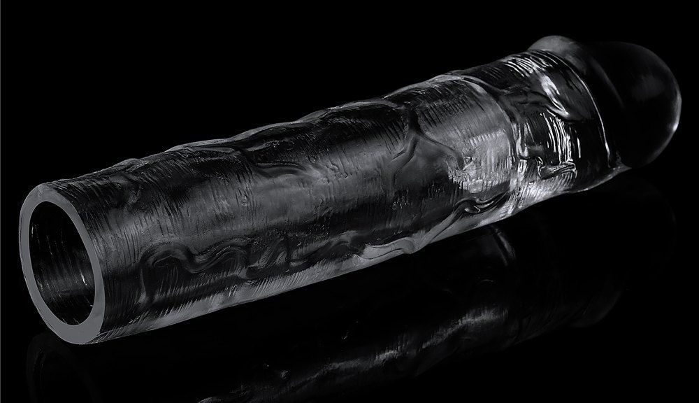 A sight for the most erotic of fantasies, LOVETOY shameless ... Lovetoy - Flawless Penis Sleeve Add 2'' - Clear photo-5