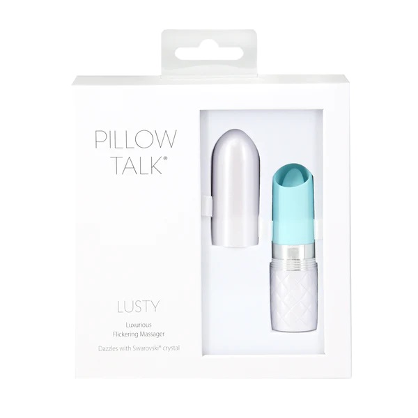Pillow Talk invites you to feel Lusty!
This compact and dis... Pillow Talk - Lusty Flickering Massager - Teal photo-8