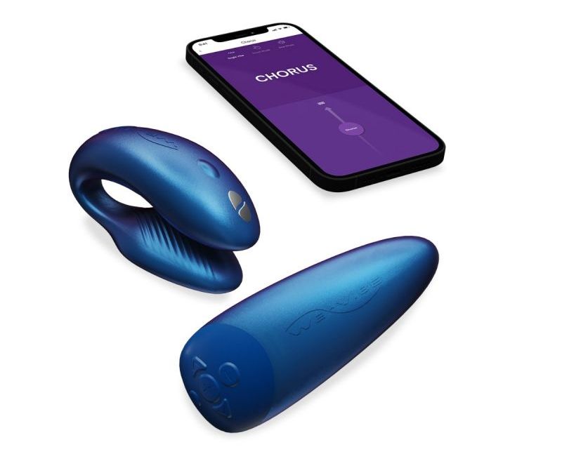 Two become one – the only remote controlled couples toy that... We-Vibe - Chorus - Cosmic Blue photo-2