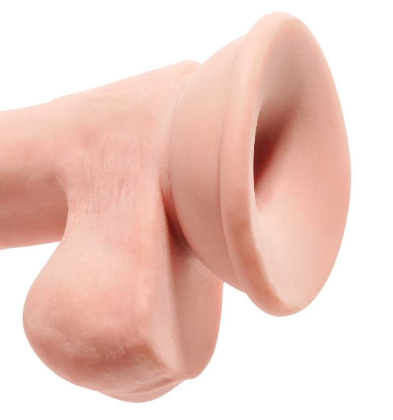 The King Cock Plus 6.5" Triple Density Cock with Balls ... King Cock - Triple Density w Balls 6.5" - Flesh photo-7