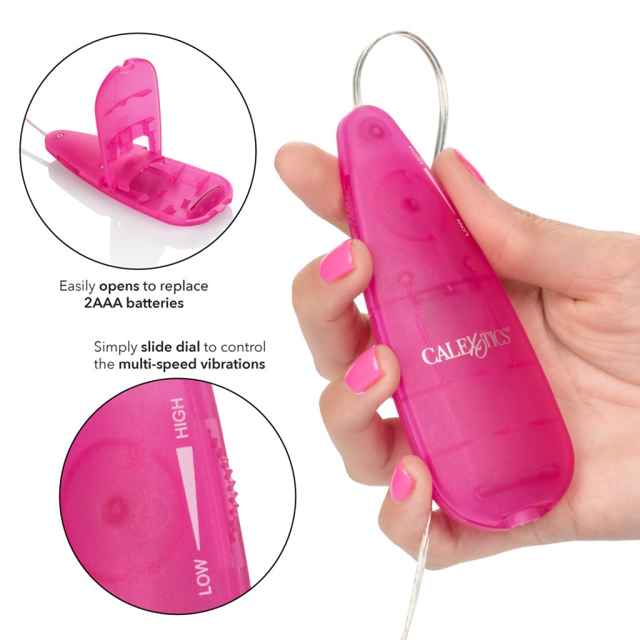 Get 3 toys in 1 and have triple the fun with the Booty Call ... CEN - Booty Call Booty Vibro Kit - Pink photo-10