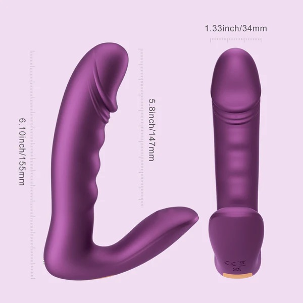Enhanced with smart pressure sensing and real-time vaginal t... Honey Play Box - Rora 2 Sensing App Dual Vibrator - Purple photo-7