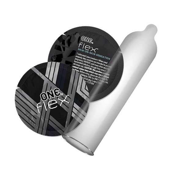 The First Condom made with graphene, making it ultra thin an... One Condoms - Flex Ultra Thin Condoms 3's Pack photo-2