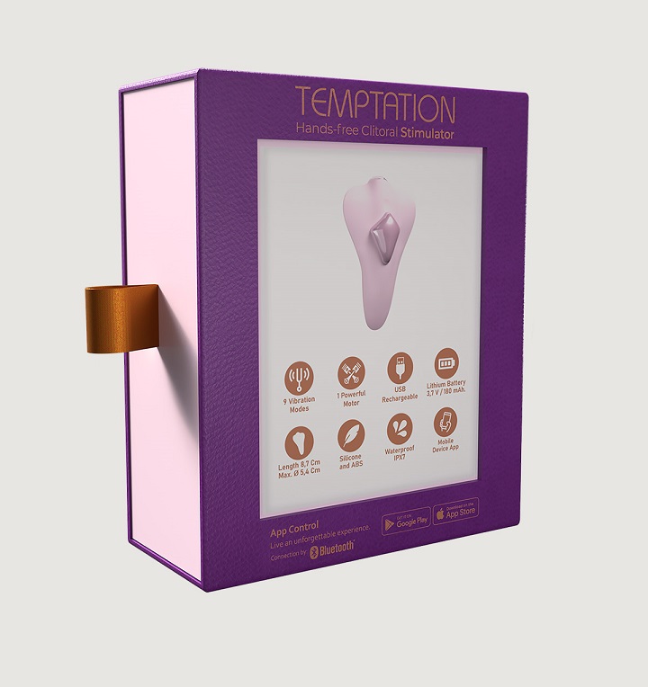Discover the pleasure revolution with Temptation - the clito... Adrien Lastic - Temptation APP Panty Vibrator - Pink photo-9