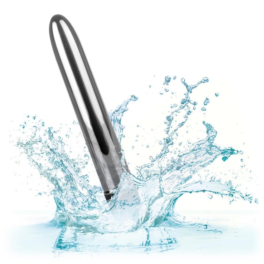 Sexy, sleek, and silver, that’s the COLT Metal - 6.25 CEN - Colt Metal Vibrator photo-8
