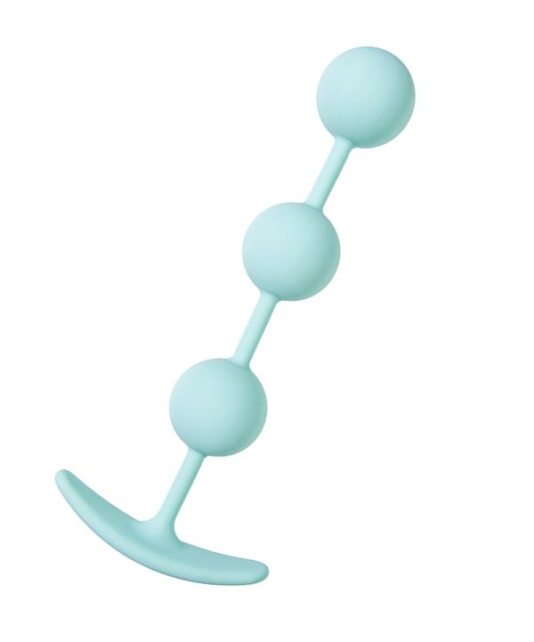 A miniature size suits a novice even. Round tips provides a ... ToDo - Triplex Anal Plug - Mint photo-4