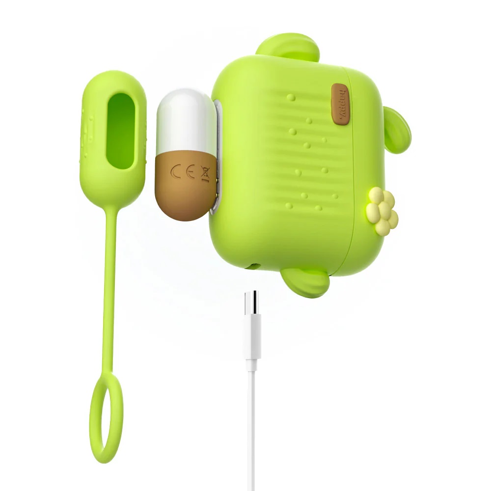 Blooming Bliss is filled with a world of fun surprises! This... Play With Me - Blooming Bliss Vibro Wand & Egg - Green photo-7