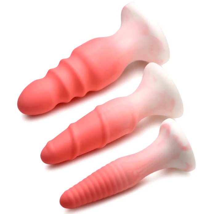 This set of three plugs gives you the best in variety of siz... Simply Sweet - Butt Plug Set 3 pcs - Pink photo-10