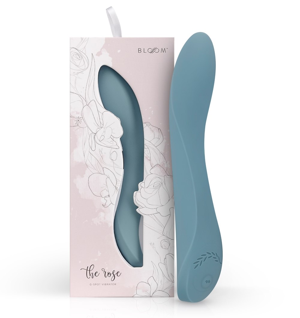 The Rose is a stylish G-spot vibrator from the elegant Bloom... Bloom - Rose G-Spot Vibrator - Blue photo-12