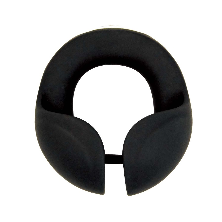 The Nasstoys Cock Power Scrotum Hugger Cock Ring is an innov... Nasstoys - Cock Power Vibro Ring - Black photo-2