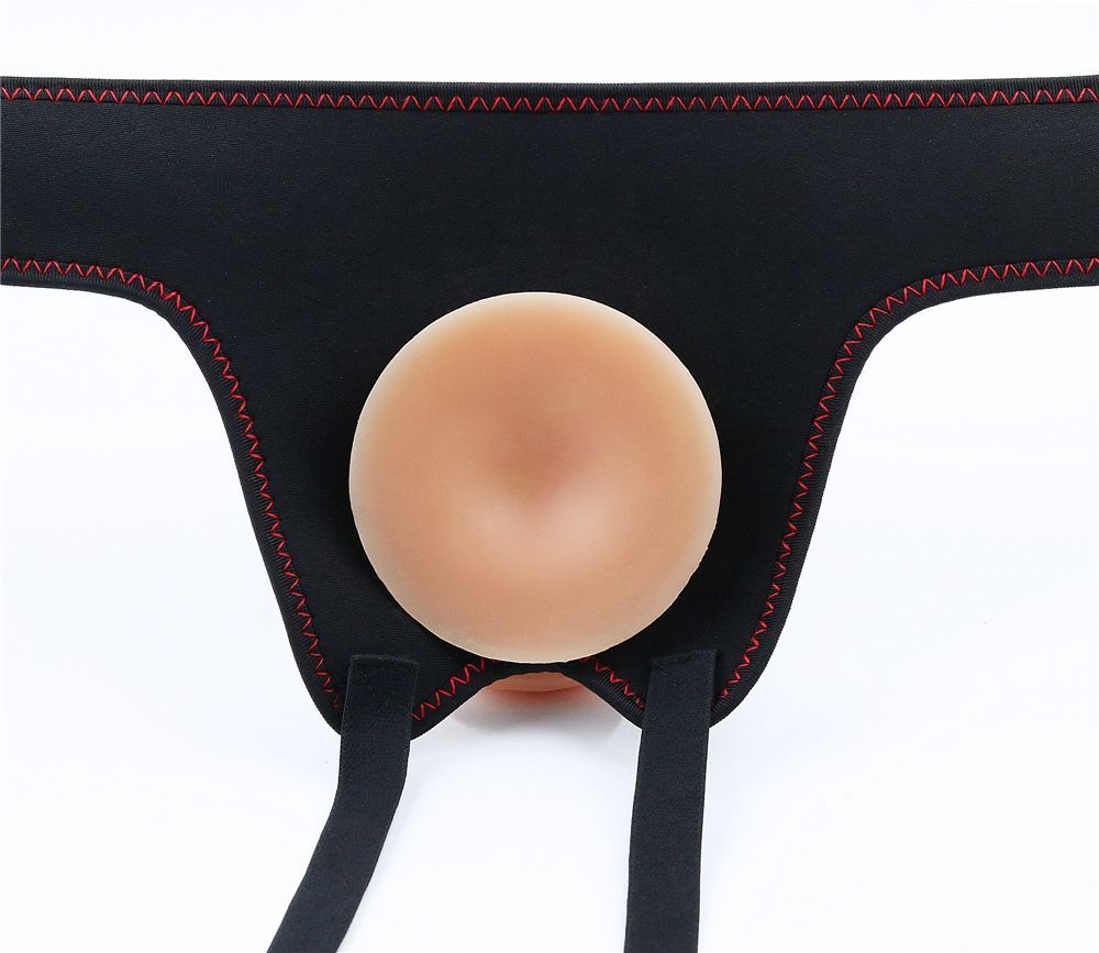 Built to deliver the most lifelike satisfaction, the Soft st... Lovetoy - Easy Strapon Set w Balls 7.5'' - Flesh photo-9