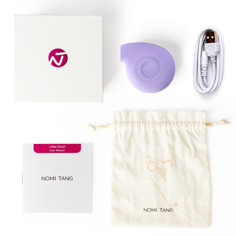 Little Snail is a handy clitoral air wave stimulator with a ... Nomi Tang - Little Snail - Lavender photo-12