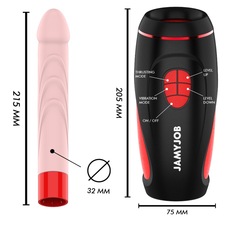 The PYSTON plug-in dildo masturbator from the JAMYJOB brand ... Jamyjob - Pyston Auto Sex Machine photo-7
