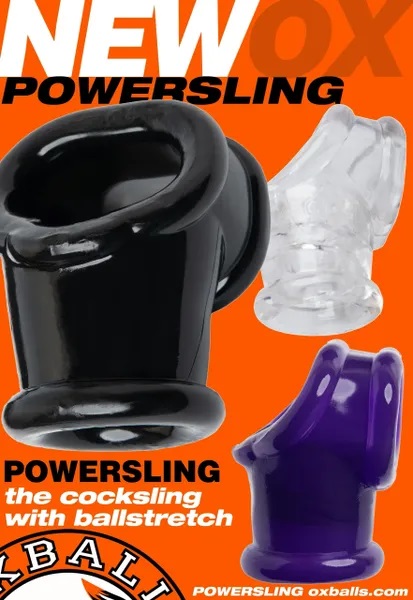 POWERSLING is a special limited edition cocksling of best-se... Oxballs - Powersling Ballstretcher - Clear photo-6