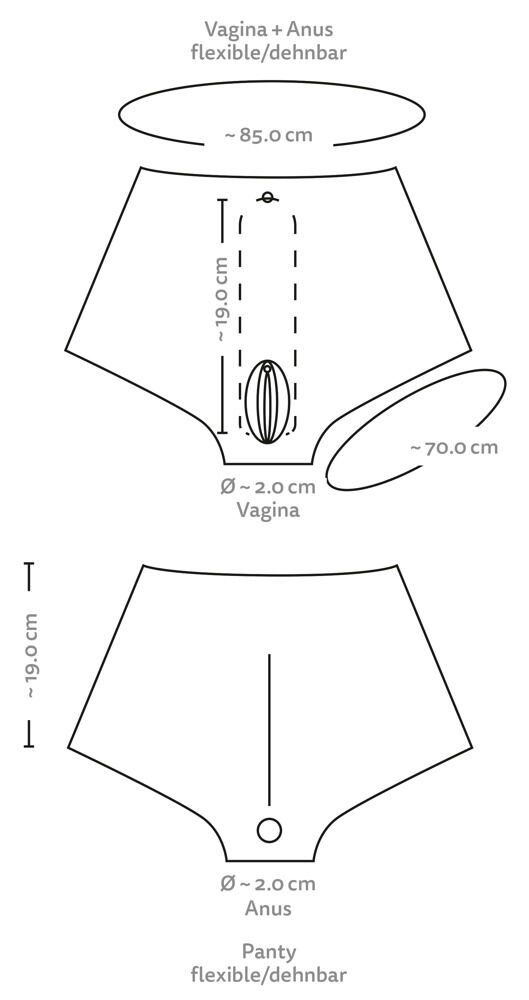 Especially realistic made of silky soft liquid silicone!
Ult... You2Toys - Ultra Realistic Vagina Pants photo-10