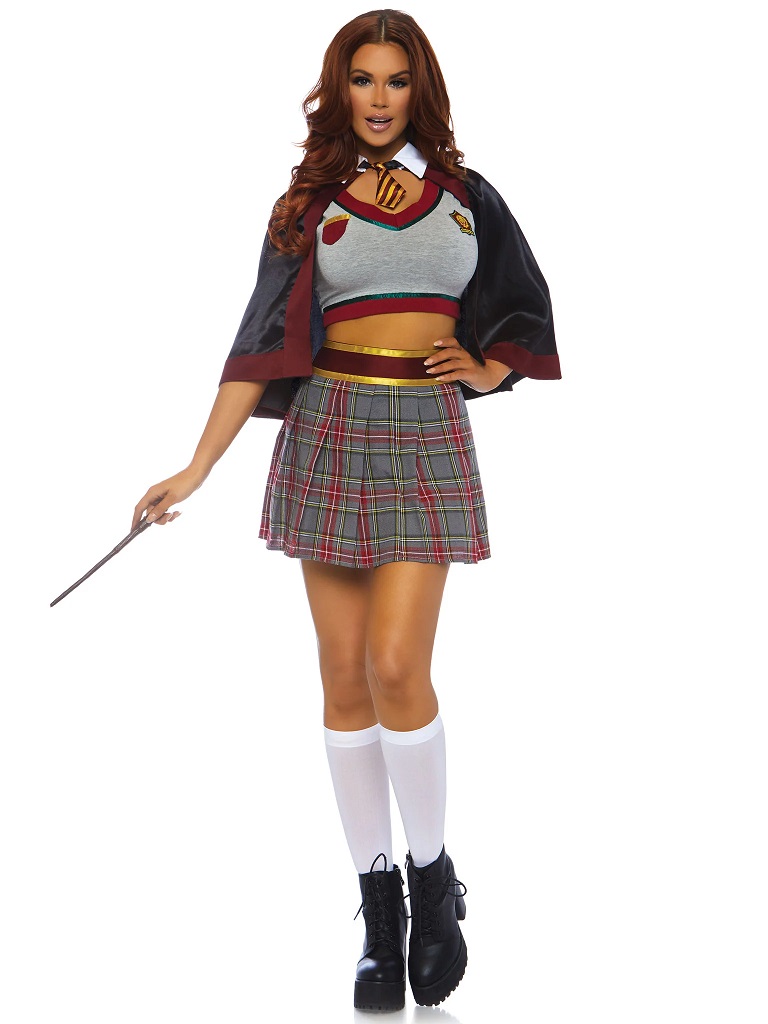 You'll have them all under your spell in this magical 3 ... Leg Avenue - Spellbinding School Girl Costume - L photo-3