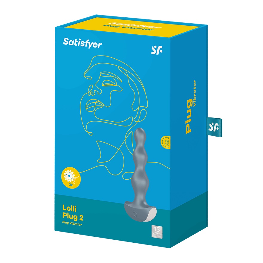 Its 2 motors and powerful vibes make the Lolli-Plug 2 anal v... Satisfyer - Lolli Plug 2 Vibrator - Ice Blue photo-5