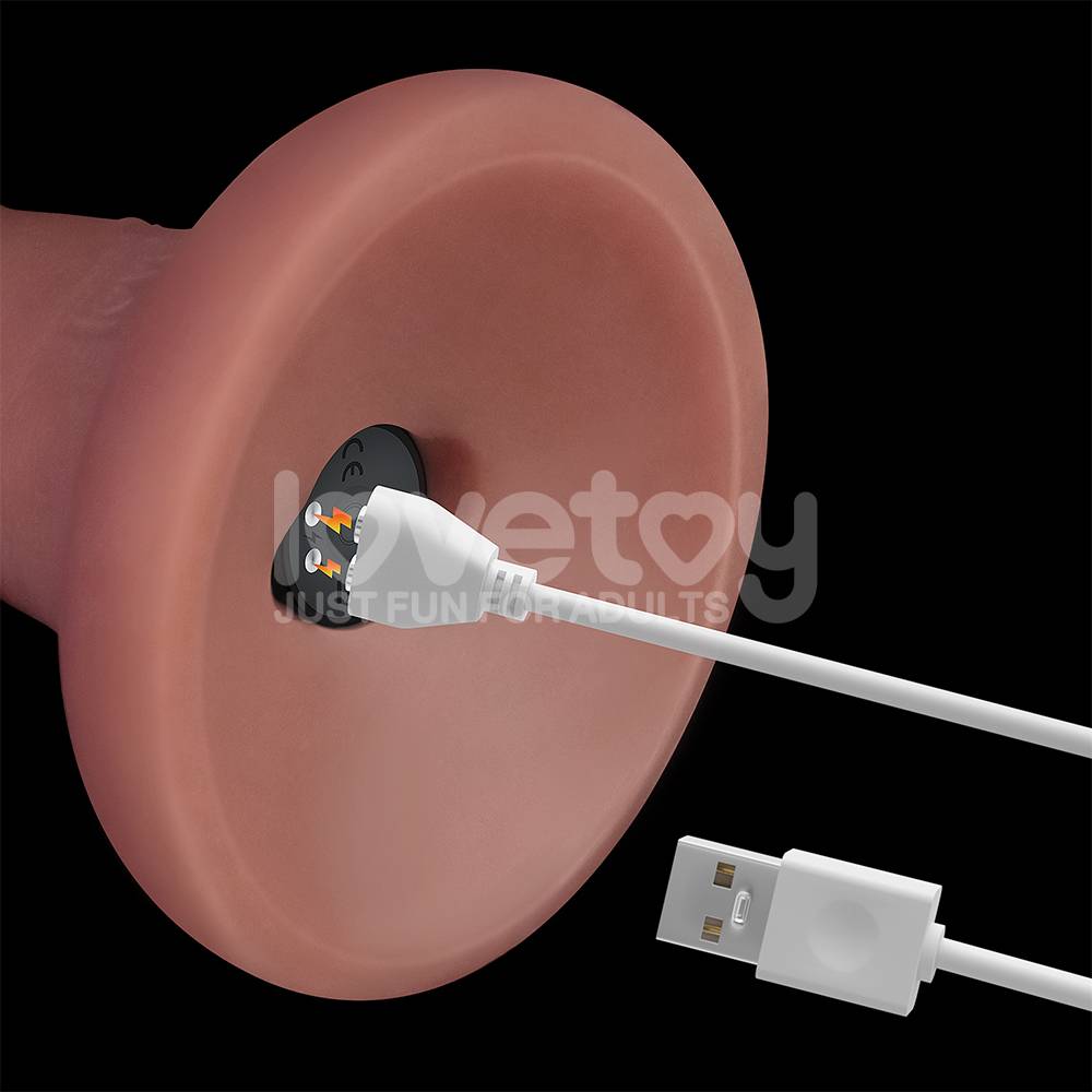 Experience the ultimate pleasure with Lovetoy Dual-density P... Lovetoy - 6'' Vibro Power Cock - Flesh photo-12