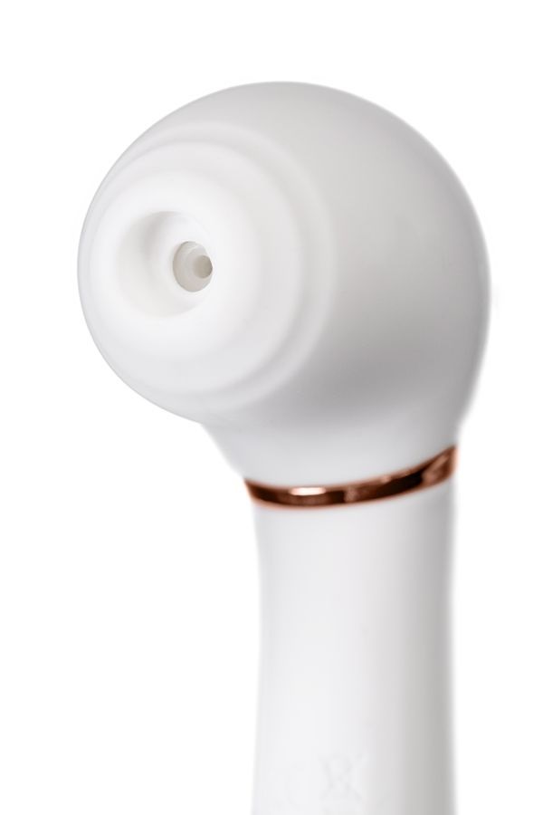 Vibrator with air-pulse stimulation. The graceful and gentle... Flovetta - Jasmine Air-Pulse Stimulator - White photo-7