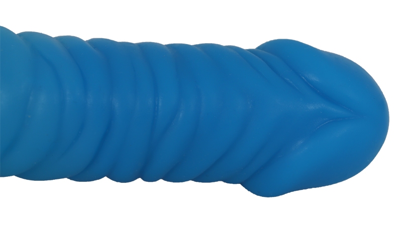 The simulated glans combined with the convex glans, the doub... FAAK - Convex Glans Double Dildo - Macaron photo-11