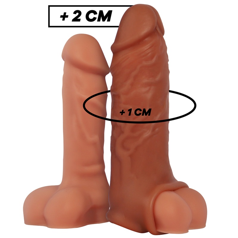 Increase your thickness and intensify the pleasure for both ... VirilXL - V9 Penis Extender - Brown photo-7