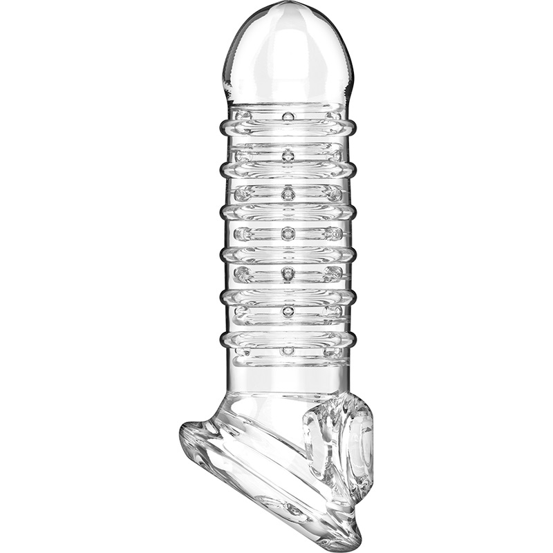 Increase your girth and intensify the pleasure for both of y... VirilXL - V15 Penis Extender - Clear photo-4
