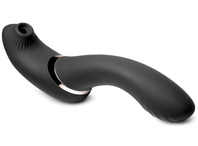 This toy gives you the option of having vibration and penetr... Inmi - Shegasm Swivel Sucker Vibe - Black photo-3