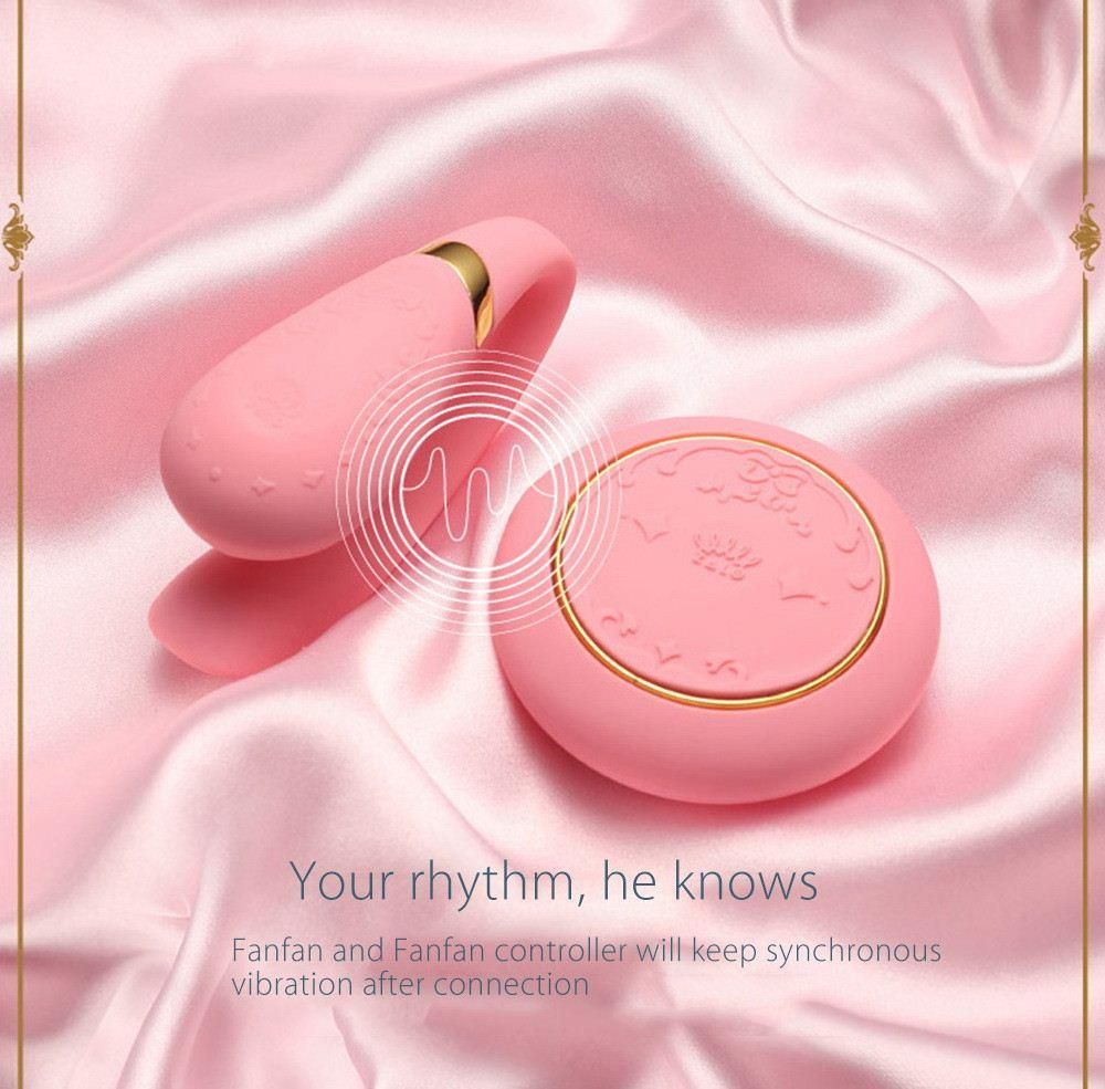 Designed with our best wishes for you to be happy as Princes... Zalo - Fanfan APP Couple Massager Set - Rouge Pink photo-7