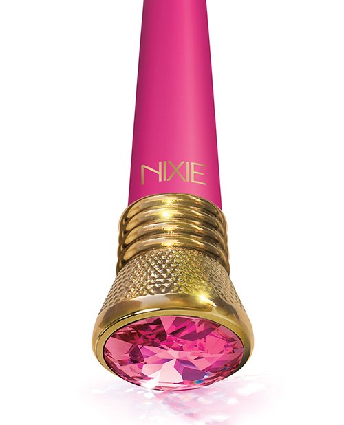 The tip of Nixie G-spot vibrator features a narrow edge that... Nixie - Mystic Wave G-Spot Vibe - Pink Tourmaline photo-2