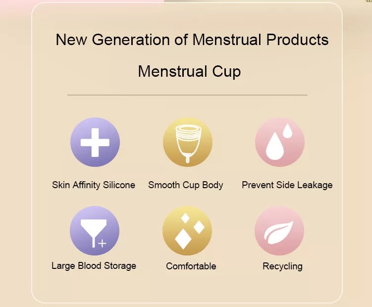 Medical silicone reusable eco-friendly menstrual cup
S 35*6... MT - Menstrual Cup S - Purple photo-5