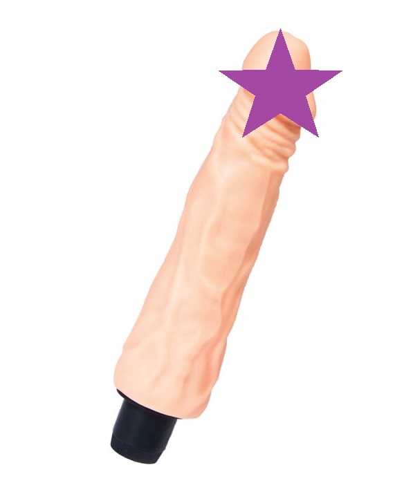 Hook multi-speed vibrator are modern devices for true pleasu... A-Toys - Hook Vibro Dildo 23cm - Flesh photo-2