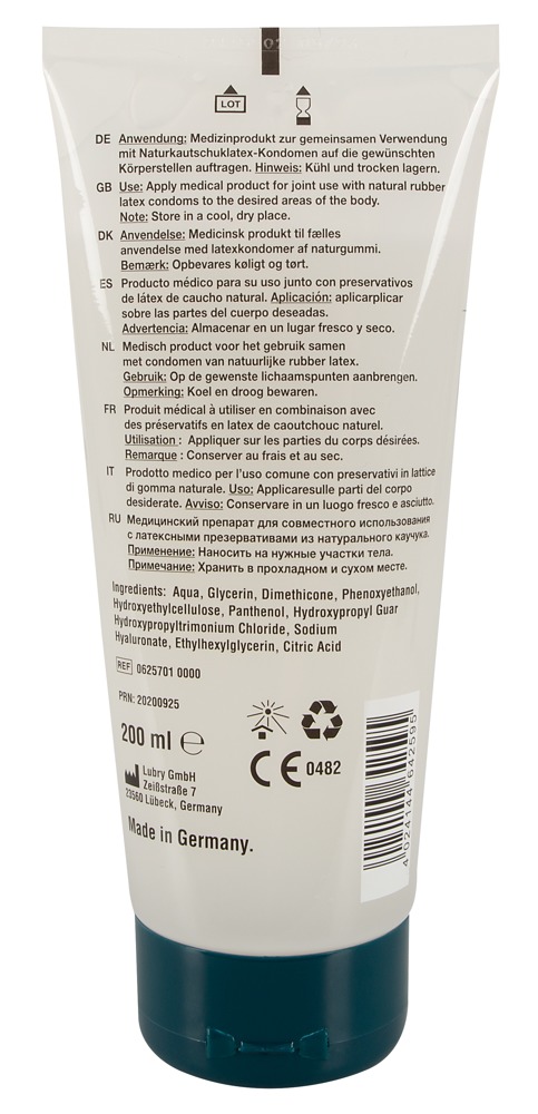 Just Glide Premium Anal has an optimised pH value for anal p... Just Glide - Premium Anal Lube - 200ml photo-3