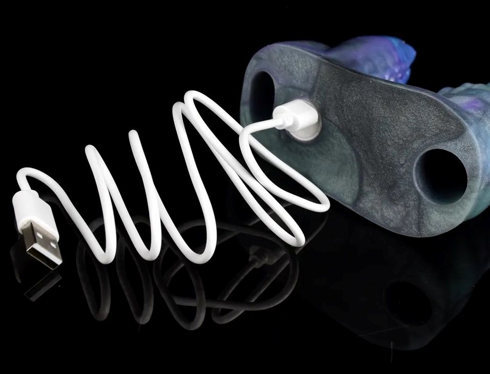 Material: silicone
Intotal L: 13cm
Outer Diameter: 4.8cm&nbs... FAAK - Tentacle Vibro Finger Sleeve - Galaxy photo-14