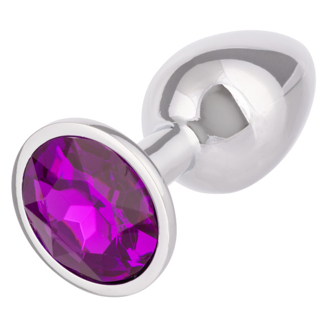 Introducing the Jewel Small Amethyst Plug, a mesmerizing and... CEN - Jewel Amethyst Anal Plug S - Purple photo-4