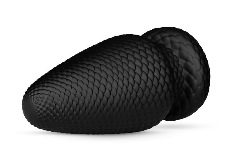 This large butt plug is the next challenge for experienced u... BUTTR - Scaled Butt Plug - Black photo-5